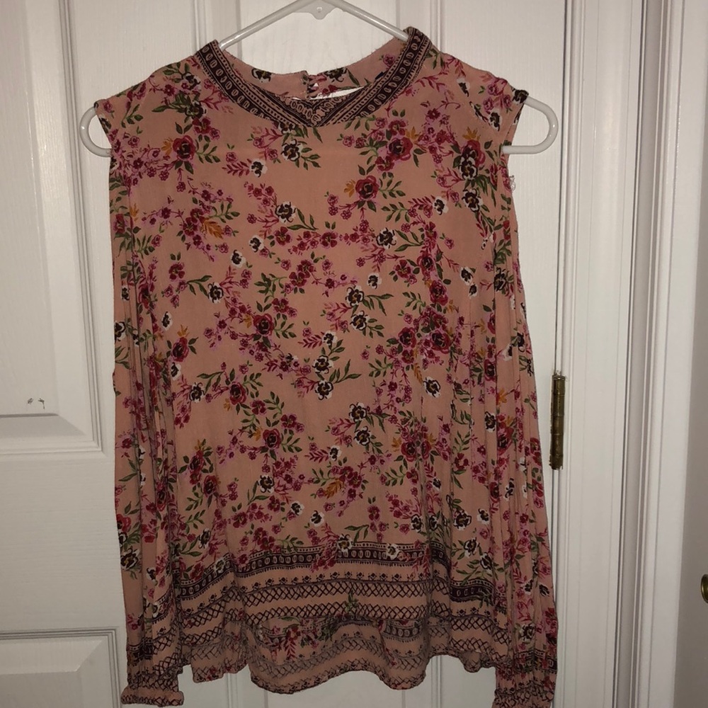 Open Shoulder Open Back Long Sleeve | Francesca’s